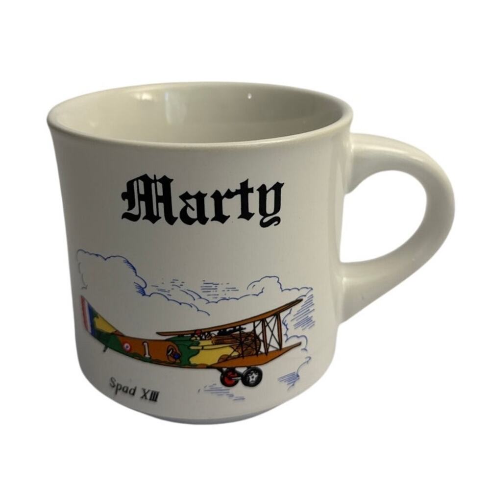 Papel Marty Personalized Mug SPAD XIII Biplane Ceramic 3.25in (83_L1)